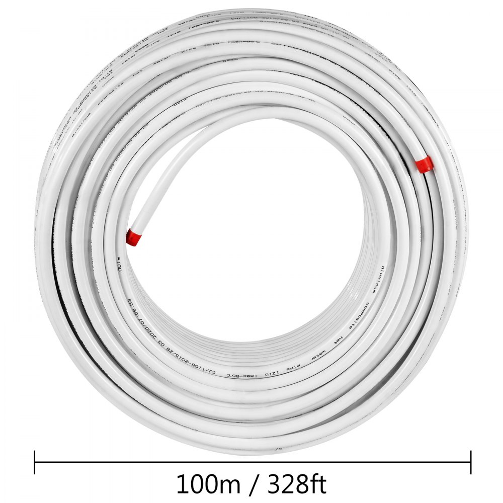 Pex-al-pex Underfloor Heating Pipe Pipe 16mm X 2mm 100m Rolls