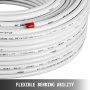 Pex Al Pex Tubing 131' Length Radiant Floor Heating Tube Aluminum Pex Pipe White