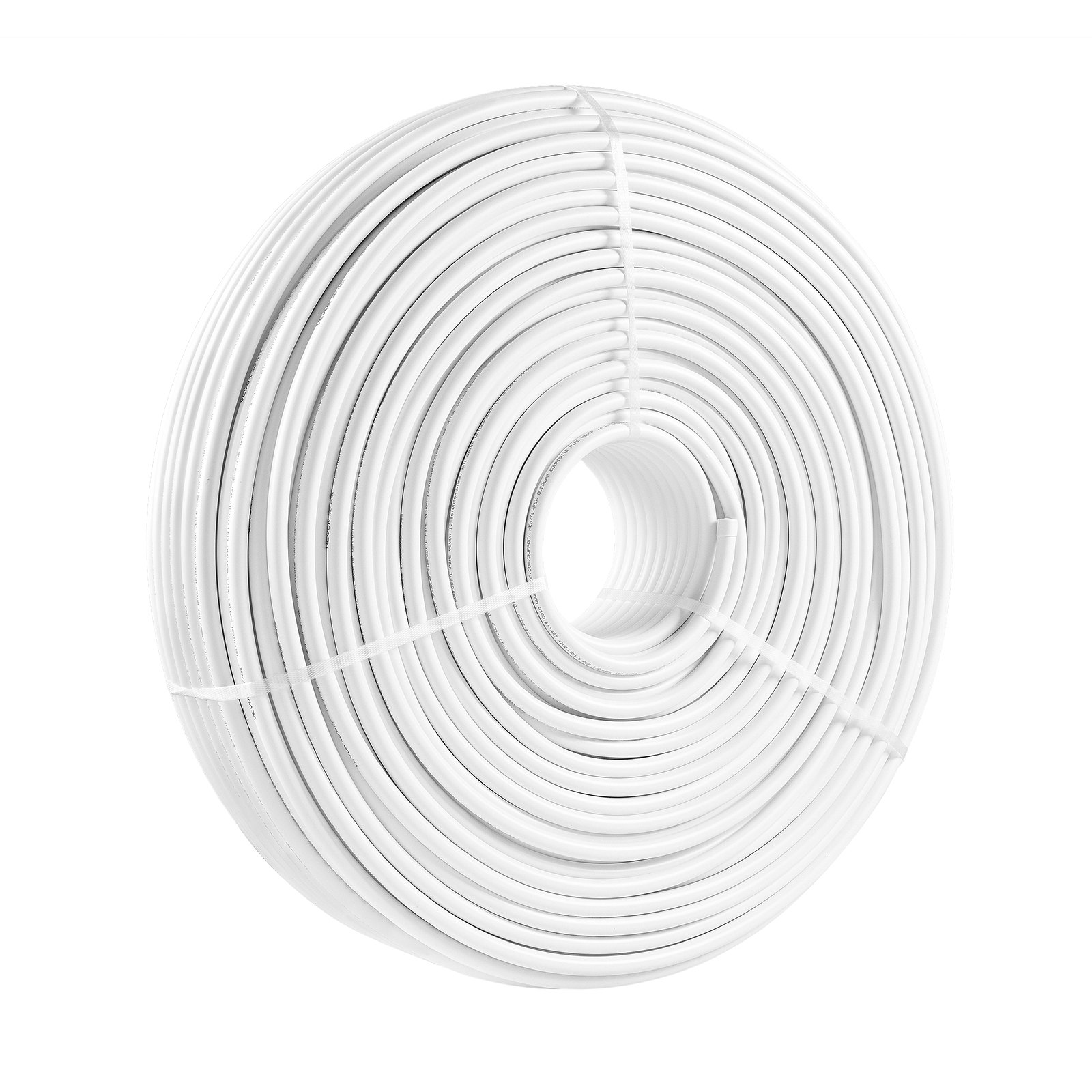 VEVOR PEX-AL-PEX Tube, 100M, 16 mm Diameter Aluminum-Plastic Composite Pipe Oxygen Barrier Radiant Floor PEX Pipe, 2 mm Thickness Radiant Heat Floor Plumbing Inner Aluminum Layer PEX Tubing Pipe