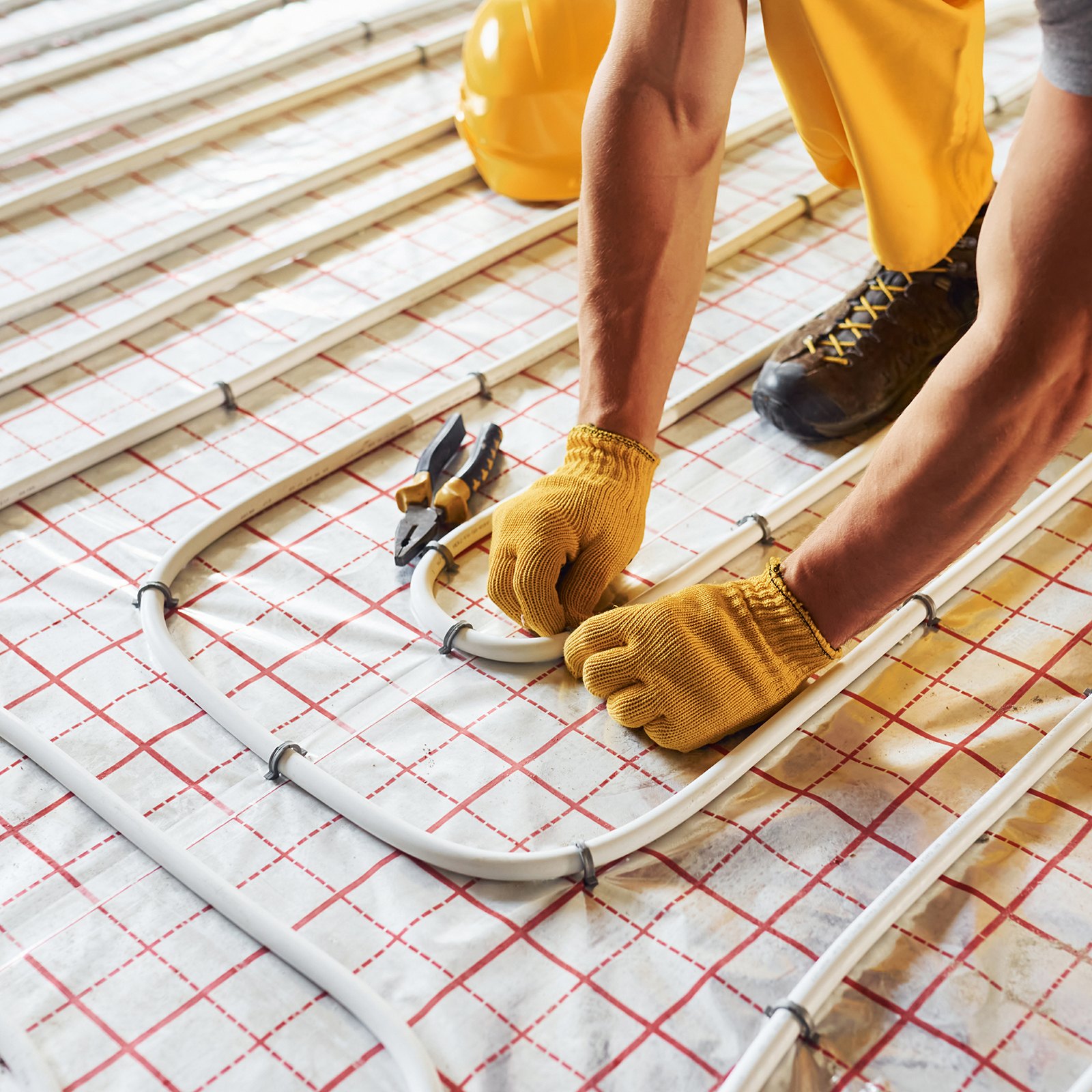 VEVOR PEX-AL-PEX Tube, 328ft, 5/8'' Diameter Aluminum-Plastic Composite Pipe Oxygen Barrier Radiant Floor PEX Pipe, 0.08'' Thickness Radiant Heat Floor Plumbing Inner Aluminum Layer PEX Tubing Pipe
