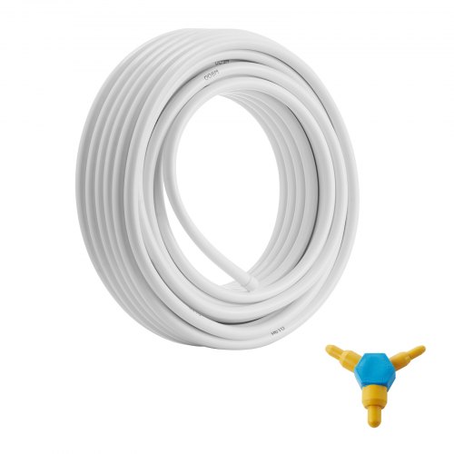 VEVOR PEX-AL-PEX Tube, 25 M, 16 mm Diameter Aluminum-Plastic Composite Pipe Oxygen Barrier Radiant Floor PEX Pipe, 2 mm Thickness Radiant Heat Floor Plumbing Inner Aluminum Layer PEX Tubing Pipe