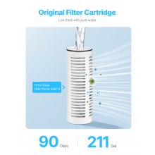 Pitcher Water Filter Replacements 3-pack Filters for Water Filter Pitcher 6287