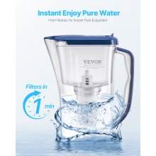 Pitcher Water Filters 3-pack Replacement Filters for Water Filter Pitcher 6216