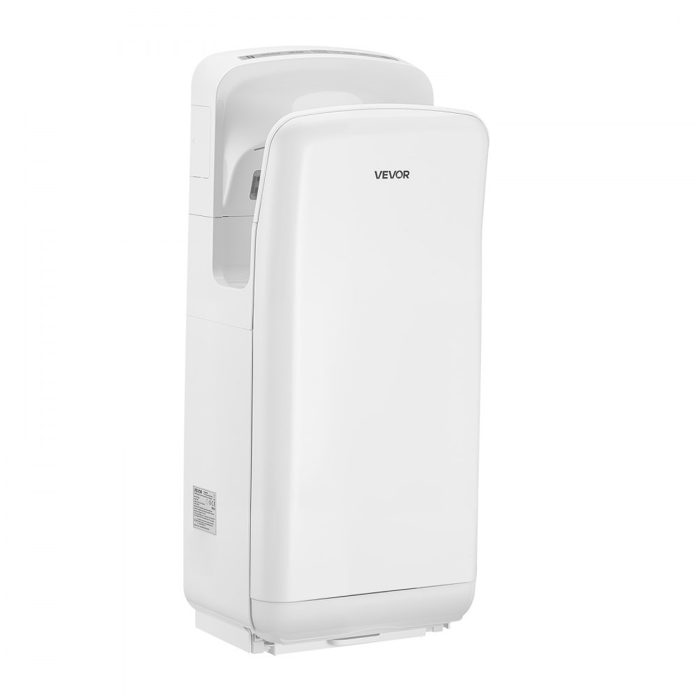 VEVOR Vertical Hand Dryer, Hand Dryers with HEPA Filter, 19000 RPM High-Speed Motor, Dual-Side Airflow, ABS Sturdy Automatic Air Wall Mount Fast Drying for Commercial Bathrooms Modern Home, White