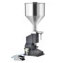 VEVOR Pneumatic Paste Liquid Filling Machine, 5-50ml Bottle Filler, Bottle Filling Machine, Stainless Steel Liquid Filler with Pedal for Milk Water Juice Shampoo Honey