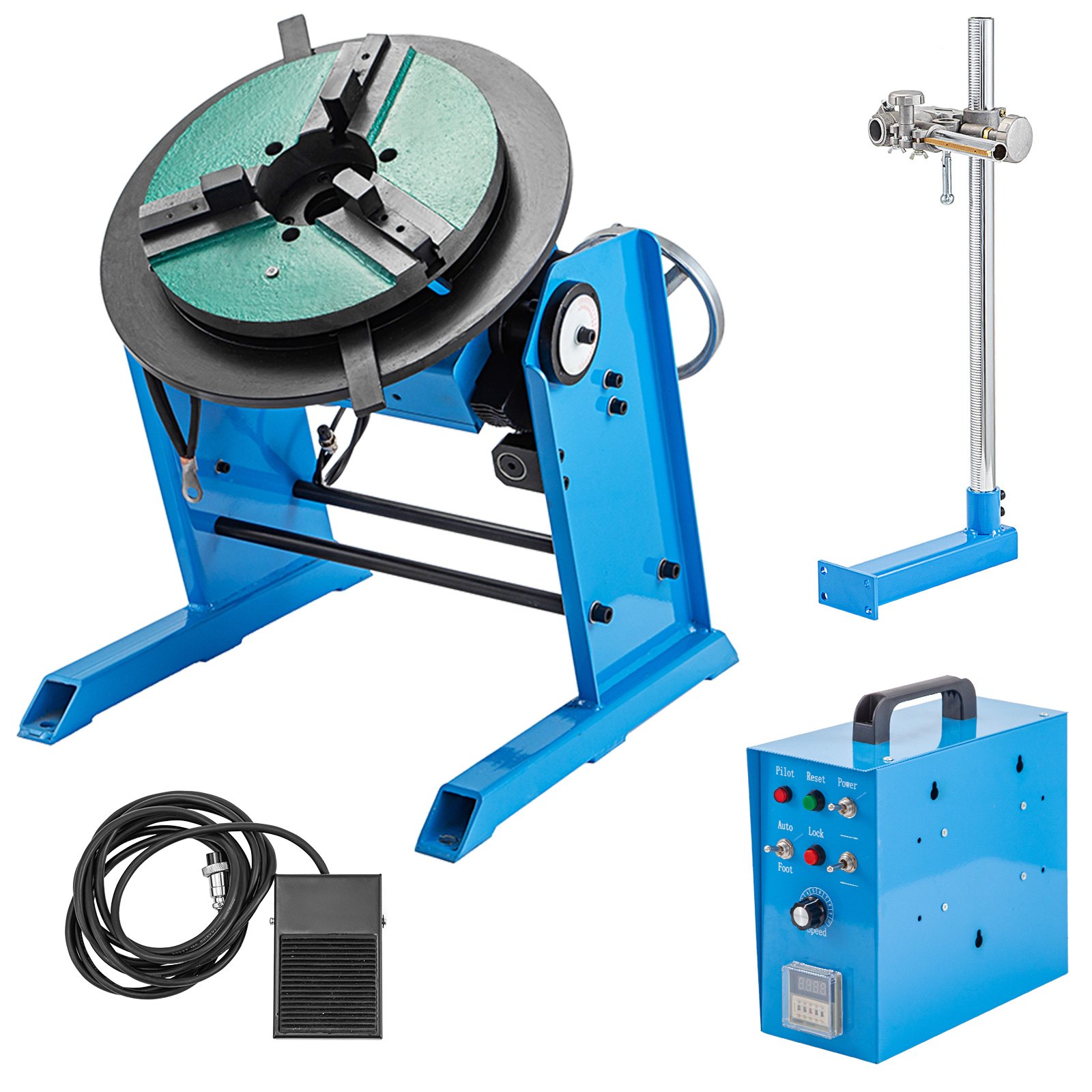 Welding Rotary Positioner Rotary Table Welding 100/50kg Adjustable Welding Table