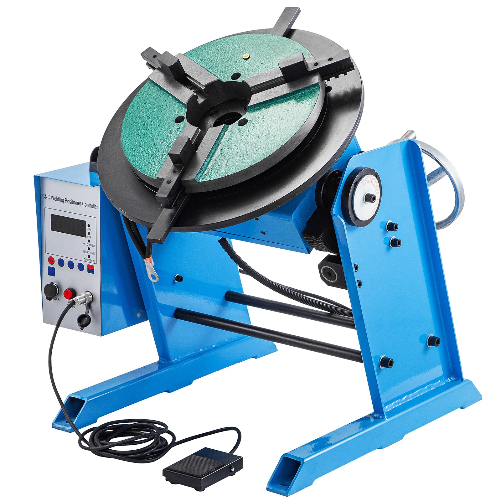 Welding Rotary Positioner Turntable Table Welding 100kg Adjustable Touch Screen
