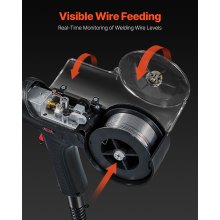 200Amp Spool Gun with 20FT Cable Compatible with Hobart lronMan 240 Mig Welders