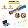 VEVOR Magnetic Induction Heater Kit, 1000w Induction Heater Hand-held, Bolt Induction Heater with 8PCS Induction Coils, 220V Flameless Induction Heater Bolt Remover for Removing Rusty Bolts and Nuts