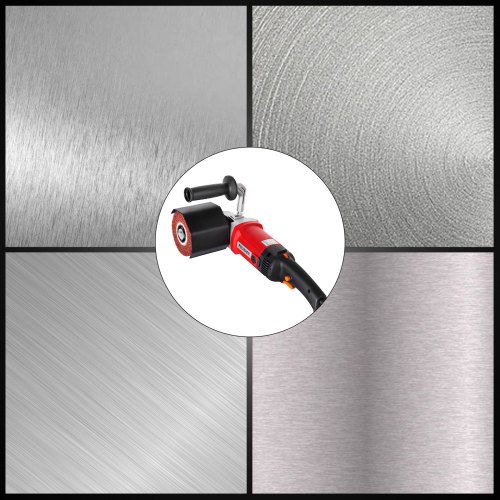 VEVOR Stainless Steel Polisher Handheld Sander Polisher Wheel 1200W Burnishing Machine 4 Polishing Wheels 110V