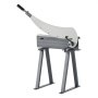VEVOR Guillotine Shear, 500 mm Bed Width Benchtop Cutter, Manual Hand Plate Shear for Metal Sheet Processing, with Q235 Material, High Precision, Stand, for PCB, Aluminum, Steel, Copper, Plastic