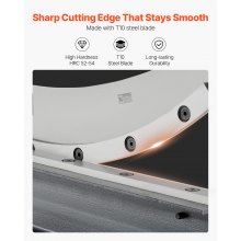 VEVOR 500 mm Width Manual Guillotine Shear Sheet Metal Plate Cutter with Stand