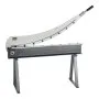 VEVOR Guillotine Shear, 39 in Bed Width Benchtop Cutter, Manual Hand Plate Shear for Metal Sheet Processing, with Q235 Material, High Precision, Stand, for PCB Board, Aluminum, Steel, Copper, Plastic