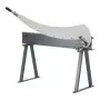 VEVOR Guillotine Shear, 39 in Bed Width Benchtop Cutter, Manual Hand Plate Shear for Metal Sheet Processing, with Q235 Material, High Precision, Stand, for PCB Board, Aluminum, Steel, Copper, Plastic