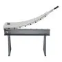 VEVOR Guillotine Shear, 39 in Bed Width Benchtop Cutter, Manual Hand Plate Shear for Metal Sheet Processing, with Q235 Material, High Precision, Stand, for PCB Board, Aluminum, Steel, Copper, Plastic
