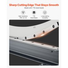 VEVOR 39 in Width Manual Guillotine Shear Sheet Metal Plate Cutter with Stand