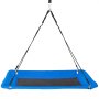 Columpio de plataforma VEVOR de 152 cm para árbol, para niños y adultos, con capacidad de peso de 317 kg, asiento de tela Oxford 900D, 2 correas para colgar en el árbol y cuerdas ajustables multihilo.