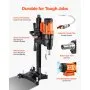 Diamond Core Drill Machine Concrete Core Drill Rig with Stand 10 in 2500W