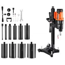 VEVOR Diamond Core Drill Machine Concrete Core Drill Rig with Stand 254 mm 2500W