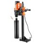 VEVOR kerneboremaskine 0,8-9,8 tommer Ø 3200 W diamant kerneborerig med stativ