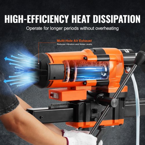 Teemantpuurmasin 3500 W, 300 mm, alusega — pilt 6