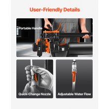 VEVOR Diamond Core Drill Machine Concrete Core Drill Rig with Stand 200 mm 3000W