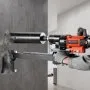 Perforadora de diamante VEVOR, equipo de perforación de núcleo de hormigón de 20 cm (8") en seco y húmedo con soporte, 750 RPM, rosca de 3,2 mm y 1,6 mm, con asa de elevación, diámetro de perforación de 20 cm (8") para hormigón, ladrillo, bloque, piedra, 2500 W