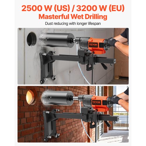 Teemantpuurmasin 3200 W, 260 mm, ratastel — pilt 3