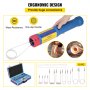 VEVOR Magnetic Induction Heater Kit 1000W 110V Automotive Flameless Heat Tool Hand Held Induction Heater for Rusty Screw Removing, Automotive Flameless Heater with 8 Coils and Portable Storage Box
