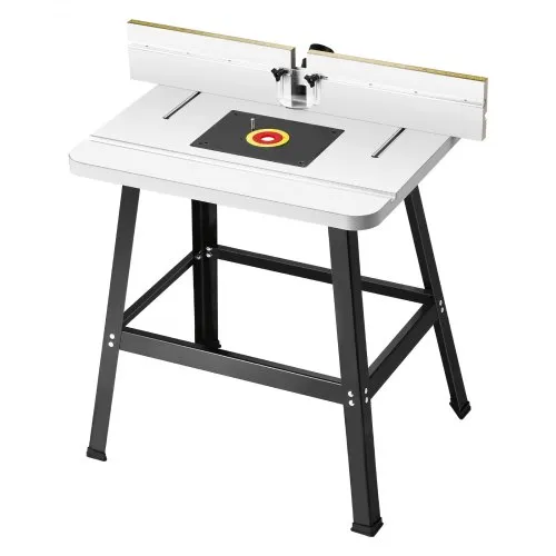 Benchtop Router Table 31.5 in x 23.9 in with Fence MDF Top Dust Collection Port
