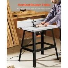 VEVOR Benchtop Router Table 31.5x23.9 in with Fence MDF Top Dust Collection Port