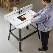 VEVOR Benchtop Router Table 31.5x23.9 in with Fence MDF Top Dust Collection Port