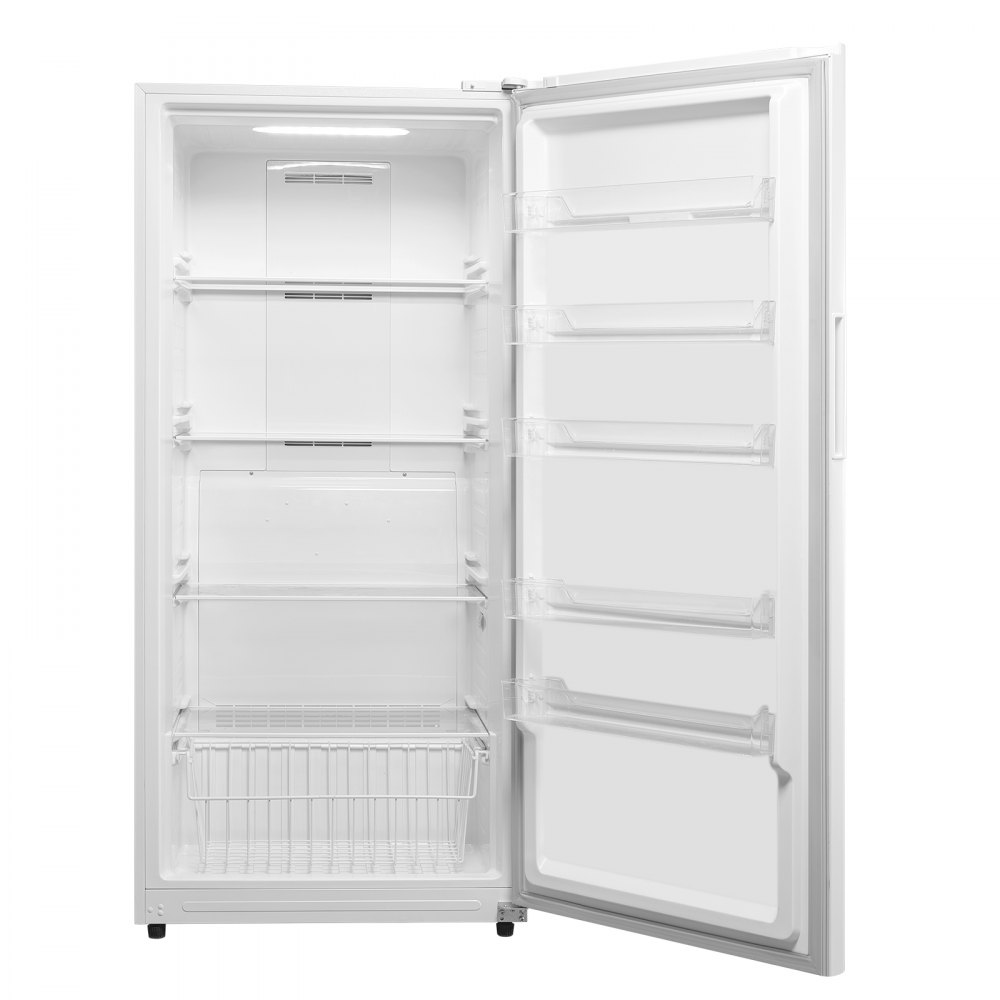 VEVOR Convertible Freezer/Refrigerator, 20.2 Cu.Ft Frost Free Upright Freezer with Temp Control Panel, Door Open too Long Alarm, Adjustable Shelves and LED, Standing Fridge for Kitchen, Office, Garage