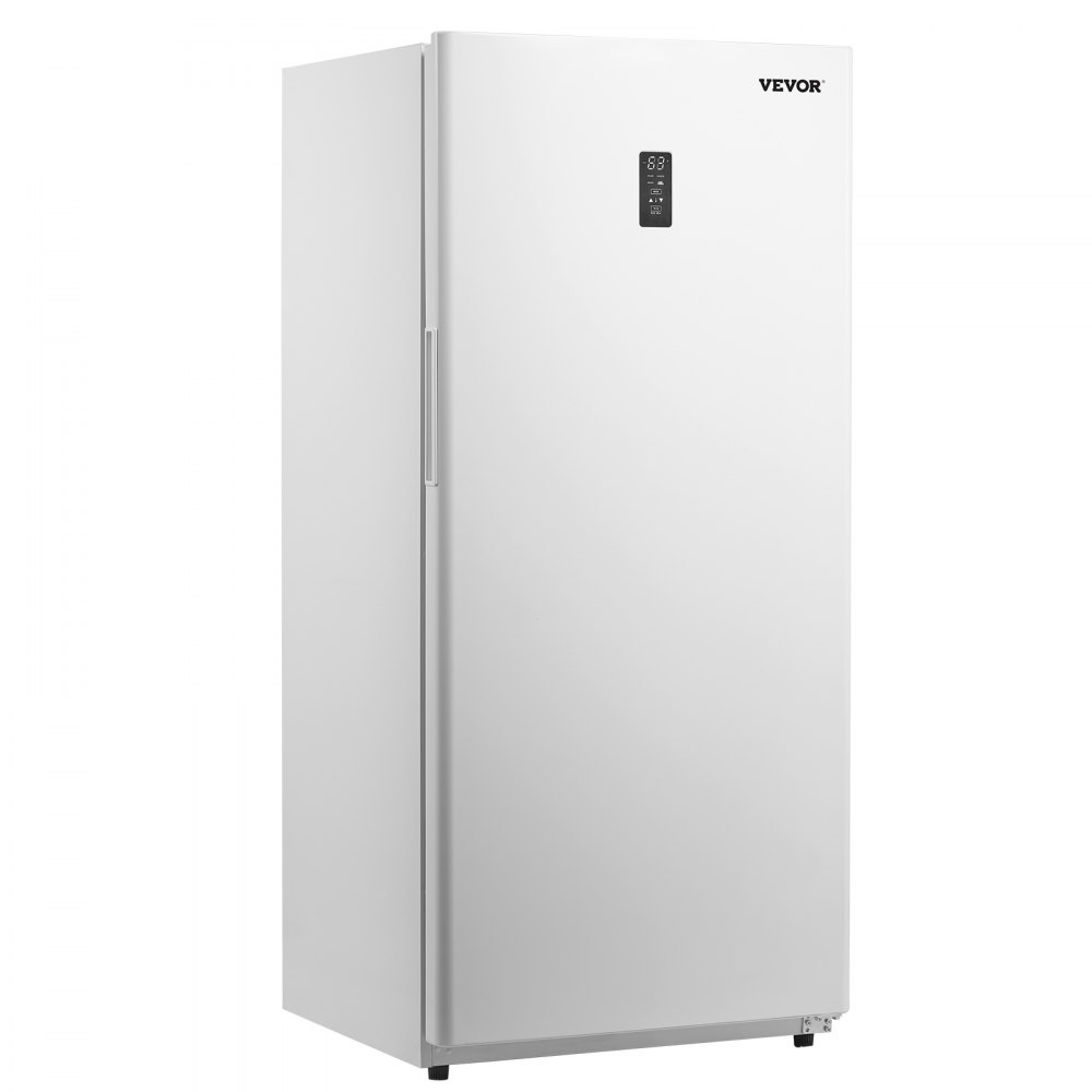 VEVOR Convertible Freezer/Refrigerator, 20.2 Cu.Ft Frost Free Upright Freezer with Temp Control Panel, Door Open too Long Alarm, Adjustable Shelves and LED, Standing Fridge for Kitchen, Office, Garage