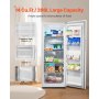 Convertible Freezer/Refrigerator 14 Cu.Ft Frost Free Upright Freezer Home