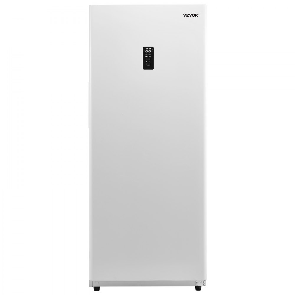 VEVOR Convertible Freezer/Refrigerator, 17 Cu.Ft Frost Free Upright Freezer with Temp Control Panel, Door Open too Long Alarm, Adjustable Shelves and LED, Standing Fridge for Kitchen, Office, Garage