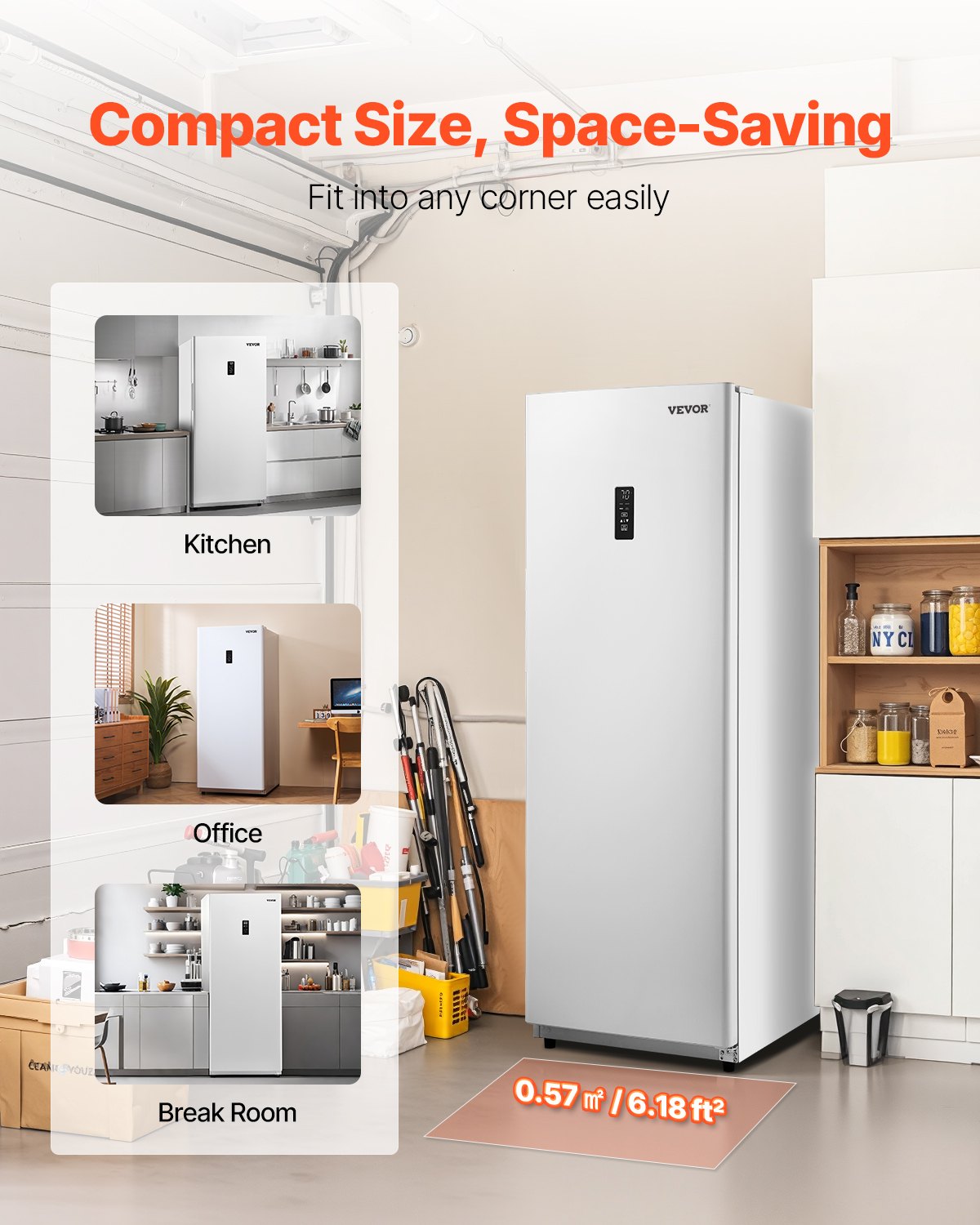 Convertible Freezer/Refrigerator 17 Cu.Ft Frost Free Upright Freezer Home Convertible Freezer/Refrigerator 17 Cu.Ft Frost Free Upright Freezer Home