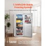 Convertible Freezer/Refrigerator 11 Cu.Ft Frost Free Upright Freezer Home