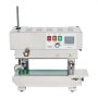 VEVOR Continuous Bag Band Sealing Machine, 0.24-0.47 in/6-12 mm Seal Width, Vertical Band Sealer Machine with Digital Temperature Control, Stainless Steel Bag Sealer for 0.02-0.8 mm Plastic Bags Films