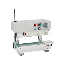 VEVOR Continuous Bag Band Sealing Machine, 0.24-0.47 in/6-12 mm Seal Width, Vertical Band Sealer Machine with Digital Temperature Control, Carbon Steel Bag Sealer for 0.02-0.8 mm Plastic Bags Films