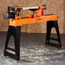 Woodworking Lathe 1.5 HP 16 x 40 in Wood Lathe Machine Variable Speed 0-3200 RPM