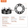 VEVOR wheel spacers, 2in thickness, 5 bolts, aluminum alloy, 5.91in diameter, set of 4.