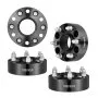 VEVOR 2" 6"x5.5" Wheel Spacers Wheel Adapters 6 Lug Forged Spacer 4 PCS Black