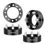 VEVOR 2" 6"x5.5" Wheel Spacers Wheel Adapters 6 Lug Forged Spacer 4 PCS Black