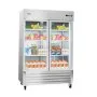54"W 2 Glass Doors-Refrigerator