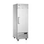 VEVOR Commercial Freezer 19.32 Cu.ft, Reach In 27" W Upright Freezer Single Door, Auto-Defrost Stainless Steel Reach-in Freezer with 4 Adjustable Shelves, -13 to 5℉ Temp Control, LED Light, 4 Wheels
