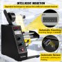 VEVOR Automatic Label Dispenser 110V, 12W AL-1150D Automatic Manual Label Stripper Label Machine 1-8 m/min, Portable Label Applicator for Various Bottles Label Sizes, Auto Counting 0-999999