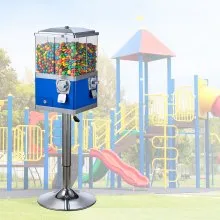 VEVOR Gumball Machine with Stand Vending Coin Bank Vintage Candy Dispenser Bule