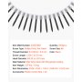 VEVOR Screws, #6 x 1-1/4 inch Length Drywall to Wood Collated Screw, All Purpose High-Hardness Alloy Steel Self Drilling Drywall Screws, for Home DIY, Space Renovation(1000 per Box)