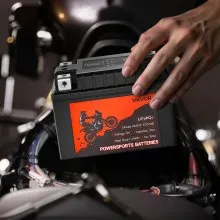 VEVOR Motorcycle Battery 12V 2Ah YTX5L-BS High Performance Powersports Battery